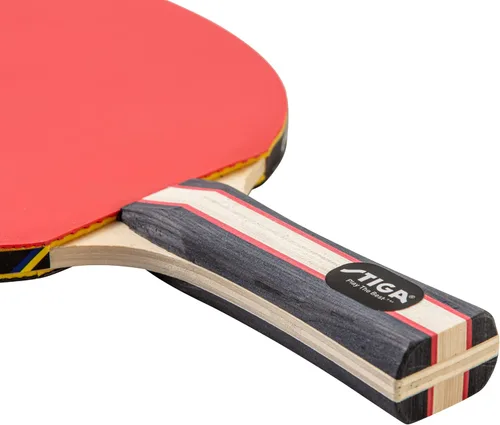 Miniatura 14 de STIGA Performance 2 or 4 Player Table Tennis Set – USATT Approved Rackets and 3-Star Balls – 5-Ply Blade & Flared Handle – Perfect for Skill