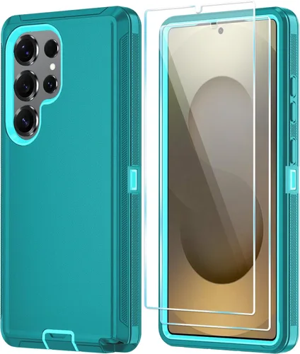 Miniatura 42 de ONOLA Funda compatible con Samsung Galaxy S24 Ultra con protector de pantalla HD, resistente a los golpes y a las caídas, funda de 3 capas