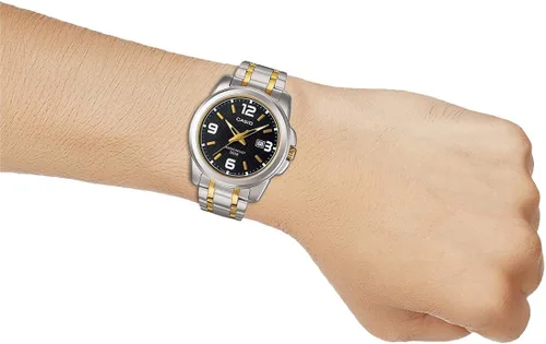 Miniatura 5 de CASIO MTP-1314SG-1AV Enticer - Reloj analógico de cuarzo para hombre negrodorado