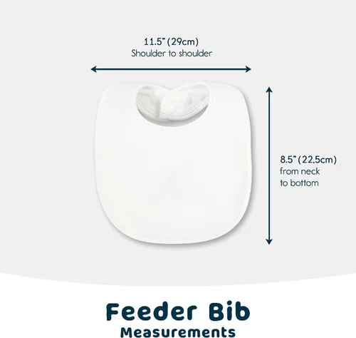 Miniatura 2 de Tiny Twinkle Baby Feeding Bibs - Waterproof and Absorbent Infant Drool and Feeding Baby Bibs Boy Macaron 8