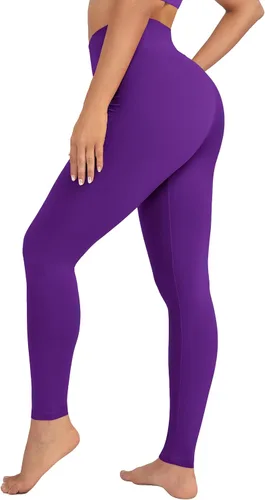 Miniatura 17 de VALANDY Leggings de cintura alta para mujer, elásticos, control de abdomen, entrenamiento, correr, yoga, pantalones, tallas regulares y grandes
