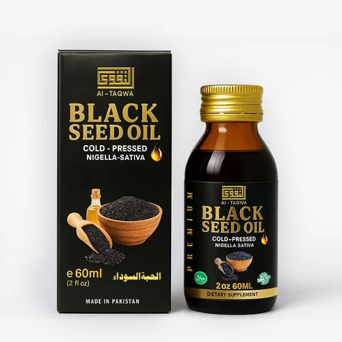 Aceite de semilla negra orgánico prensado en frío – Aceite de kalonji premium para el cabello, la piel y la salud digestiva – Nigella sativa pura,