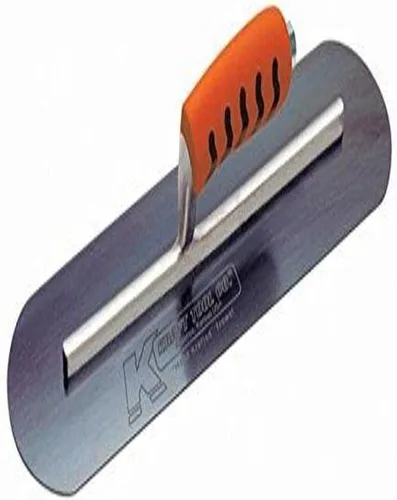Kraft Tool CF471PF Paleta redonda de acero azul con mango ProForm, 14 x 3 pulgadas