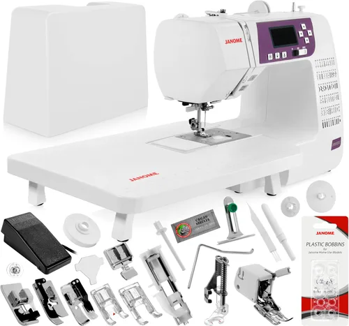 Miniatura 15 de Janome 3160QDC-G Máquina de coser y acolchar con kit de acolchado de regalo!