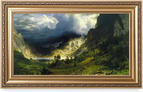 Miniatura 20 de DECORARTS - Impresiones de Giclee de Lirios de Agua de Claude Monet, Arte de Pared Enmarcado con Marco de Madera Maciza, Decoración de Jardín