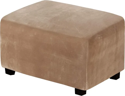 Miniatura 11 de H.Versailtex. - Funda de terciopelo elástico ajustable, rectangular, para taburete o caja de almacenamiento,1 pieza, elástica, ajustable