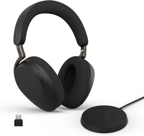 Miniatura 21 de Jabra Evolve3 85 - Auriculares inalámbricos Bluetooth con micrófono para el trabajo, USB-A, tecnología de llamada de voz AI, cancelación activa