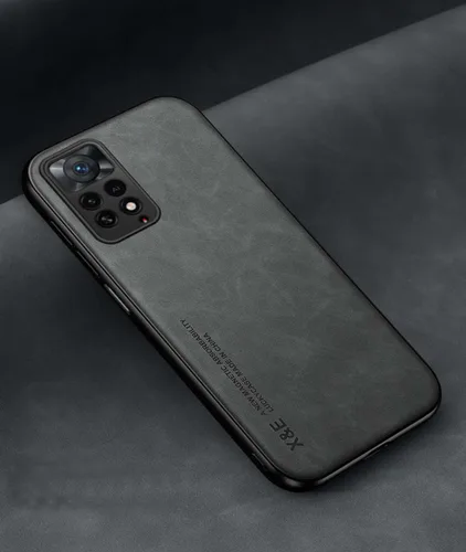 Miniatura 5 de Kepuch Silklike Funda para Redmi Note 11 Pro/Note 11E Pro 5G - Cubierta Parachoques Placa de Metal Incorporada para Redmi Note 11 Pro/Note 11E Pro