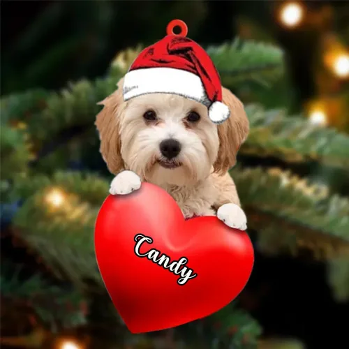 Miniatura 16 de Adornos de Navidad personalizados para perros, nombre personalizado, adorno de Malamute de Alaska, adornos acrílicos, regalos de Navidad, amantes
