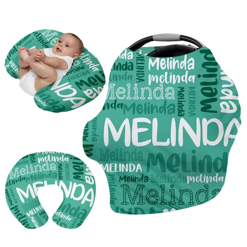 Miniatura 28 de Funda de asiento de automóvil personalizada para bebés, funda de asiento de automóvil multiusos con nombre, fundas de asiento de automóvil, regalos