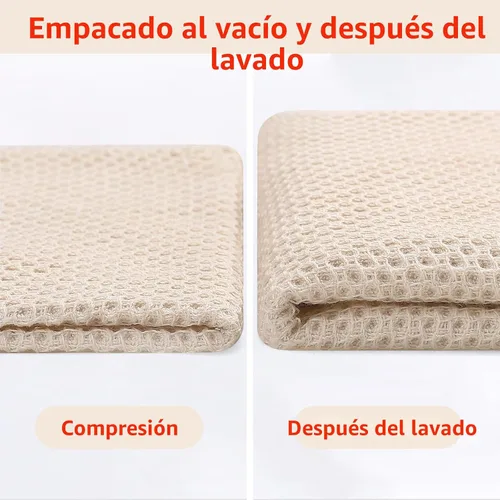 Miniatura 7 de Homaxy - Trapos de cocina 100% de algodón con tejido de punto gofre, ultrasuaves, absorbentes, de secado rápido, 13 x 28 pulgadas, paquete de 4