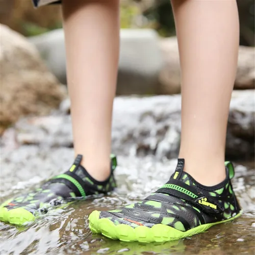 Miniatura 4 de UBFEN - Zapatos para el agua para niños y niñas, acuáticos y livianos, de secado rápido, para ir a la playa, practicar deportes y natación