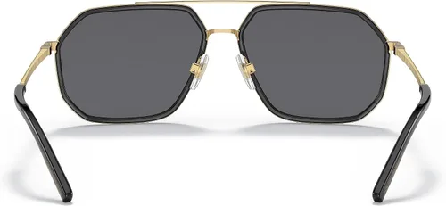 Miniatura 3 de Dolce & Gabbana DG2285-0281 Gafas de Sol DoradoNegro wPOLAR GRIS 2.362 in, DoradoNegro