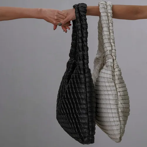 Miniatura 8 de KWANI Bolso Hobo texturizado para mujer y mujer
