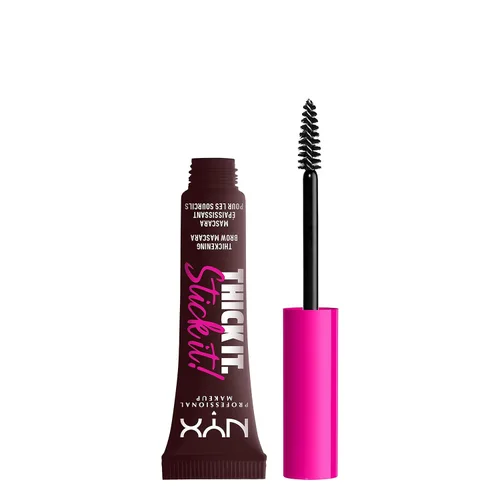 Miniatura 10 de NYX PROFESSIONAL MAKEUP Thick It Stick It Máscara Engrosante para Cejas, Gel para Cejas - Taupe