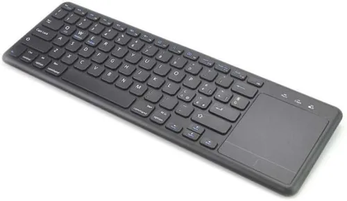 Miniatura 5 de BoxWave Teclado compatible con Chuwi HiPad Max - Teclado MediaOne con TouchPad, TrackPad inalámbrico USB de tamaño completo para PC, color negro