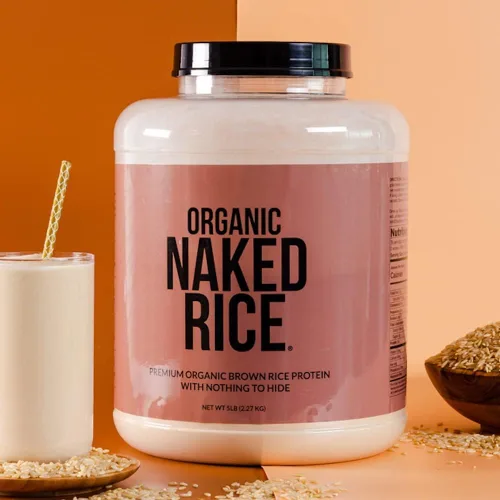 Miniatura 4 de Naked Rice 1 libra - Proteína orgánica de arroz integral, proteína vegana en polvo, sin OMG, sin gluten y sin soja. Proteína a base de plantas, sin