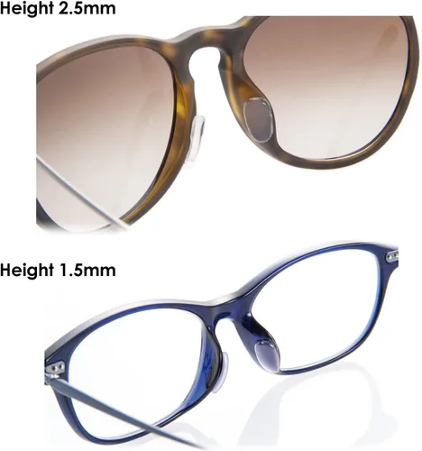 Miniatura 4 de Mochi a girl, Almohadillas de nariz para gafas, almohadillas adhesivas antideslizantes para la nariz, cojín de nariz de silicona suave para lentes