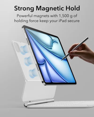 Miniatura 3 de ESR- Funda con teclado para iPad Air 11 (M3 2025/M2 2024), iPad Pro 11 y Air 5/4, Magic Case, soporte flotante, trackpad multitáctil preciso