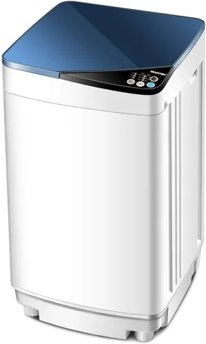 Waterjoy Lavadoras Portátiles, Capacidad de Carga de 7.7 libras, Combo de Lavadora y Secadora Portátil con Luz de Tambor Incorporada y Pantalla LED