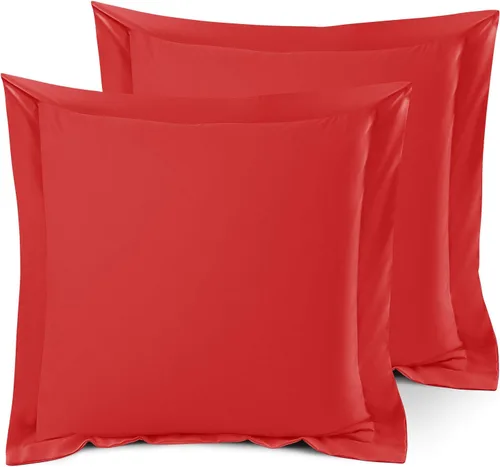 Miniatura 139 de Nestl Juego de 2 fundas tipo sham de almohada suaves - Fundas de almohada de microfibra de doble cepillado - Fundas de almohada de cama premium