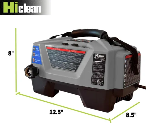 Miniatura 7 de Lavadora a presión eléctrica Hiclean 1800 PSI - Lavadora de potencia portátil para detalle de automóviles, patios, vallas y limpieza al aire libre