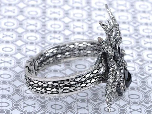 Miniatura 4 de Pulsera con araña Alilang, metálica, para fiesta de Halloween