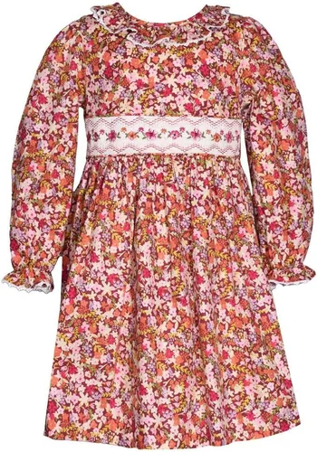 Miniatura 3 de Bonnie Jean Thanksgiving Dress - Fall Autumn Harvest Smocked Dress for Baby Toddler and Little Girls