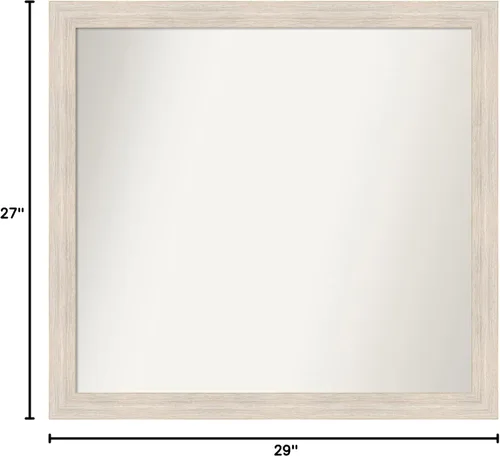 Miniatura 427 de Amanti Art Espejo personalizado, espejo estrecho de baño de oro blanco, espejo de pared o espejo de tocador de baño sobre el fregadero