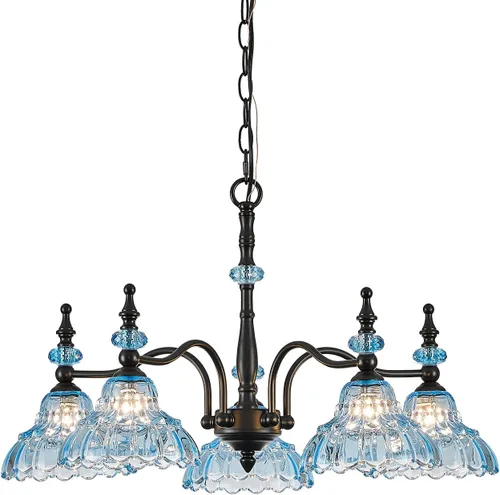 Miniatura 9 de HDDFL Candelabro de 3 luces, lámpara moderna colgante para comedor, entrada, sala de estar, dormitorio, cocina, marrón y latón