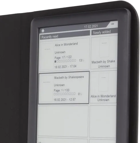 Miniatura 8 de Ereader 6In 800X600 HD pantalla de tinta lector de libros electrónicos con estuche y película, 8Gb 512Mb Abs E lector compatible con 32Gb Tf tarjeta