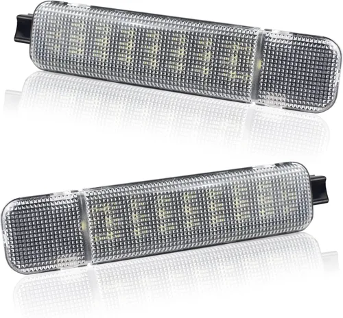 NDRUSH - Luces interiores LED para panel de puerta, luz de cortesía o advertencia para puerta de vehículo Blanco