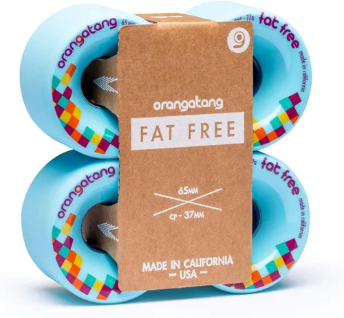 Miniatura 4 de Orangatang Fat Free 2.559 in Freeride Longboard Skateboard Ruedas (juego de 4)