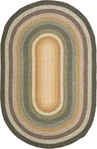 Miniatura 24 de SAFAVIEH Alfombra Lavable Colección Trenzada para Exteriores - 2' x 3', Multicolor, Hecha a Mano y Reversible, No Desprende Pelusa y Fácil