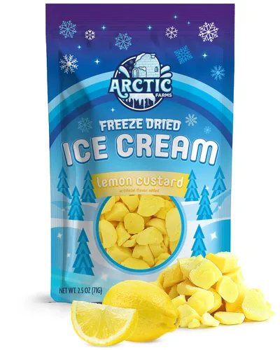 Miniatura 43 de Arctic Farms Trozos de Helado Liofilizado a Granel - No se Derrite (Mantequilla de Maní) (1 libra)