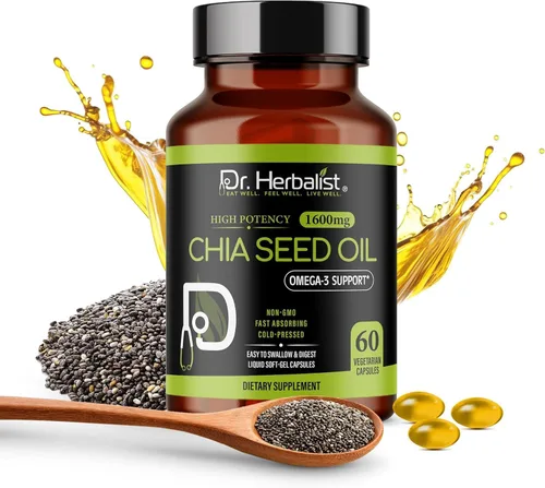 Miniatura 16 de Dr. HERBALIST Cápsulas de aceite de semilla negra de 1600 mg - Aceite de semilla de comino negro prensado en frío, Nigella Sativa - 60 cápsulas