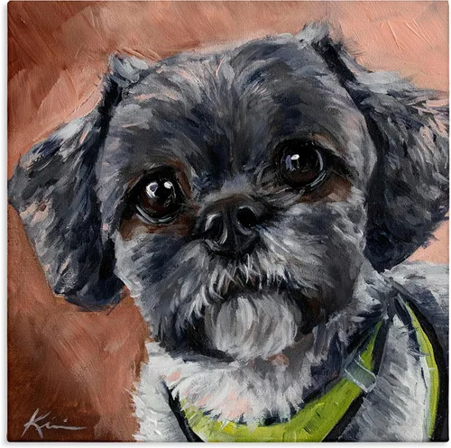 Miniatura 16 de Stupell Industries Lienzo de retrato abstracto de perro por Irena Orlov