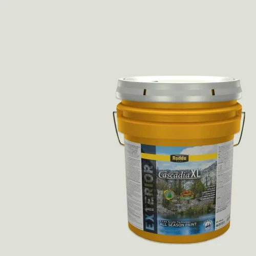 Miniatura 84 de Rodda Paint CASCADIA XL Pintura e imprimación satinada para exteriores en uno, cuarto de galón, Metropolis Mood