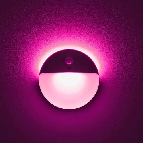 Miniatura 16 de YUNLEX Paquete de 2 luces nocturnas a batería, luces de inodoro, luz de sensor de movimiento pequeño de 2.6 pulgadas, luces adhesivas, 3 modos
