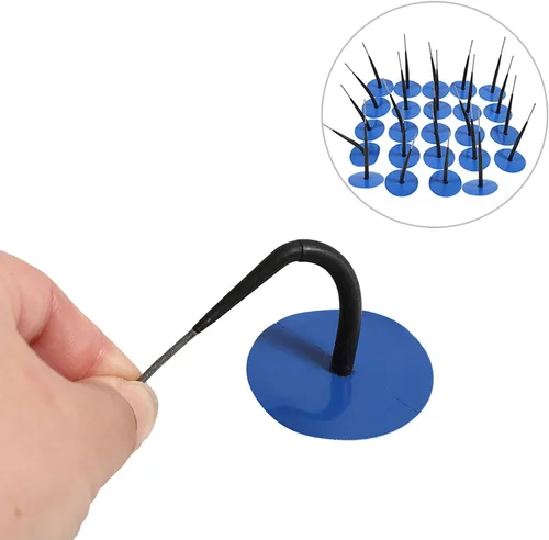 Miniatura 4 de 24 piezas de goma para reparación de pinchazos de neumáticos sin cámara con cable de 0.177 in para automóvil, motocicleta, camión, autobús