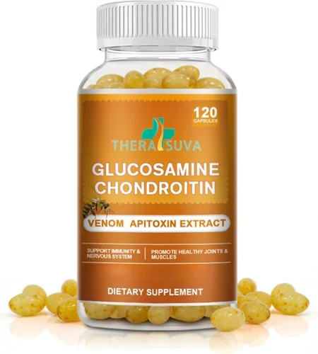 TheraSuva Complejo de glucosamina condroitina MSM – Suplemento natural de apoyo, movilidad y flexibilidad, suministro de 2 meses, 120 cápsulas