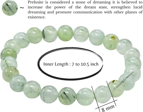 Miniatura 93 de Amazing Gemstone Crystal Bracelet for Women Men's Gifts - Protection Healing Crystal Bracelet - 8mm Gemstone Beaded Stretchable Bracelet Pulseras