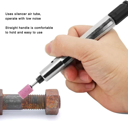 Miniatura 3 de Pluma de pulido permanente del aire, 65000Rpm portátil del molde del lápiz de la máquina de pulir mini herramienta de talla de pulido con el tubo