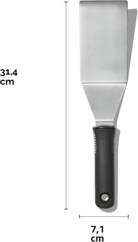 Miniatura 6 de OXO Good Grips – Espátula de restaurante, color negro/plateado