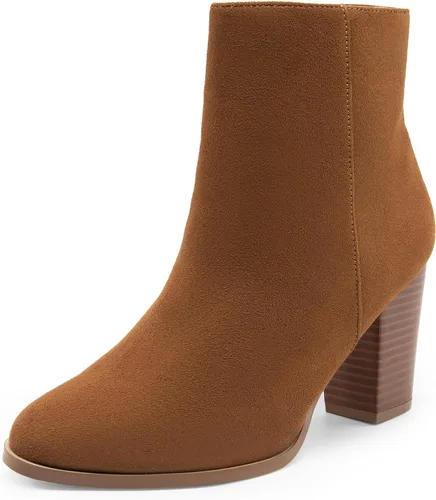 Miniatura 15 de DREAM PAIRS - Botines de tacón ancho con bloque para mujer