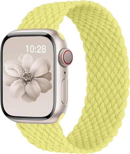Miniatura 36 de Correa trenzada Solo Loop para Apple Watch de 40 mm, 42 mm, 41 mm, 38 mm, 44 mm, 46 mm, 45 mm Ultra/3 2 49 mm para hombres/mujeres, correa de nylon
