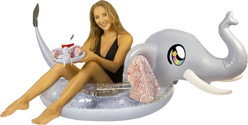Miniatura 13 de PoolCandy Tubos inflables de piscina y anillos de natación para animales Beige