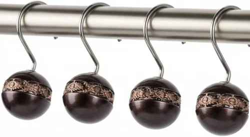 Miniatura 8 de Creative Scents Dublin Brown - Juego completo de accesorios de baño de 4 piezas, juego de accesorios de baño de lujo, dispensador de jabón