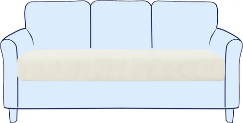Miniatura 48 de SUBRTEX Funda Deslizable para Sofá RV de Múltiples Asientos Fundas Protectoras Loveseat Elástica Duradera Sofá Spandex Elástico Protector de Muebles