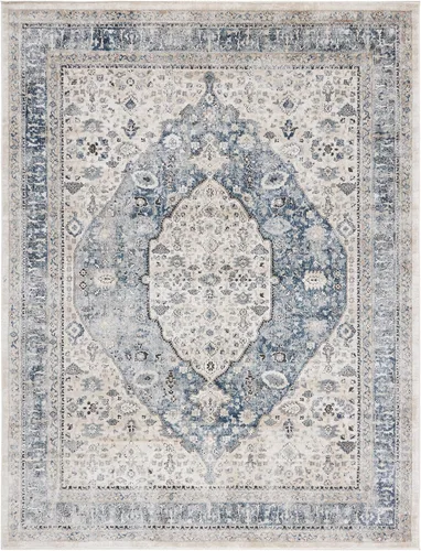 Miniatura 7 de SAFAVIEH Oregon Collection - Alfombra de pasillo, 2 pies 2 pulgadas x 6 pies, beige y gris, diseño oriental envejecido, no desprende pelusa